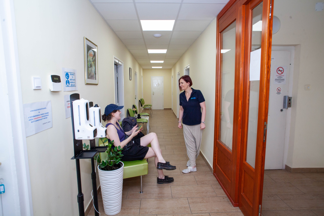 Orfizio magánrendelő váró